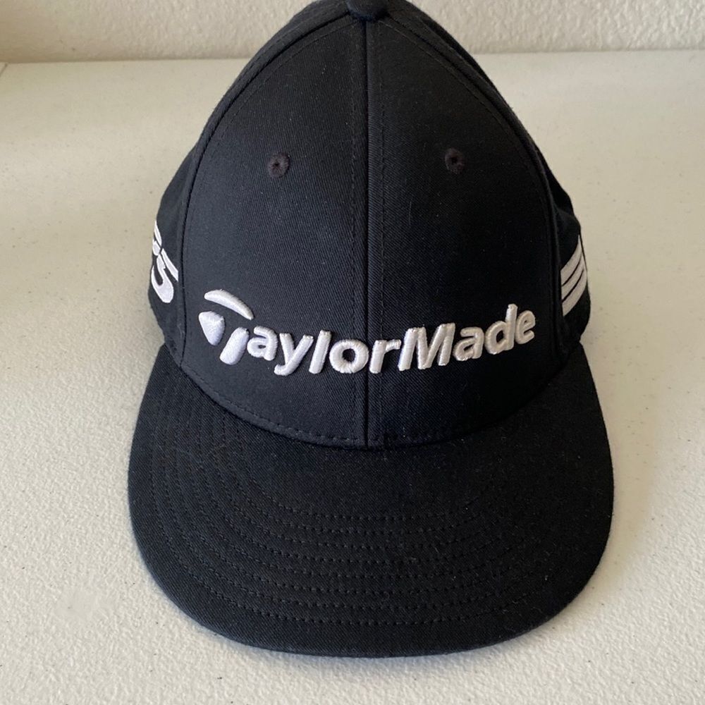 TAYLORMADE Men’s Black Golf Hat One Size